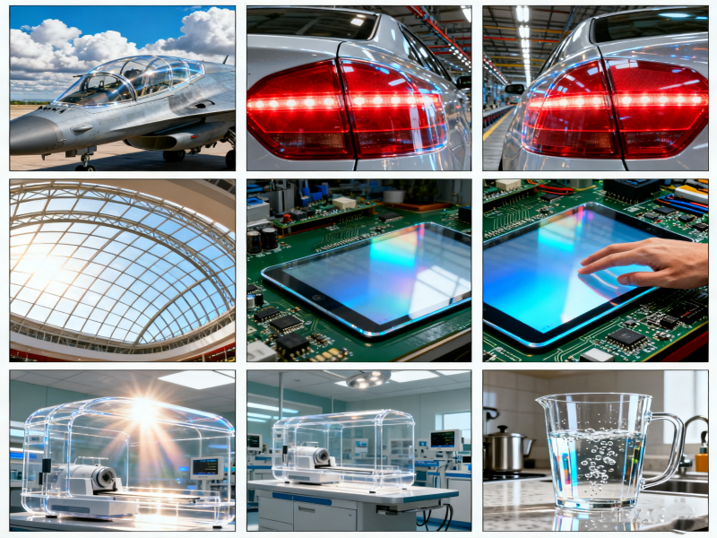 PMMA 应用展示图